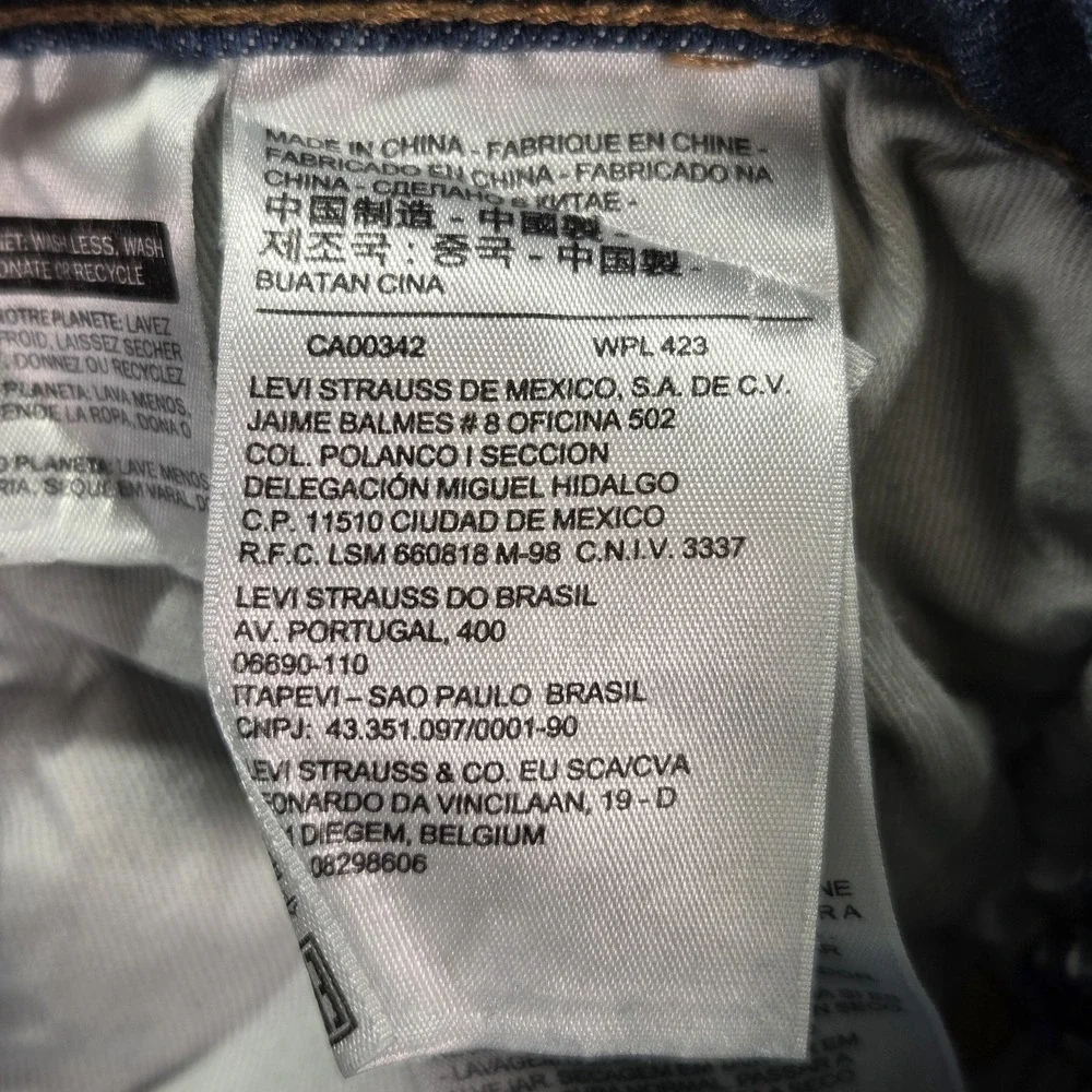 Levis important sizing